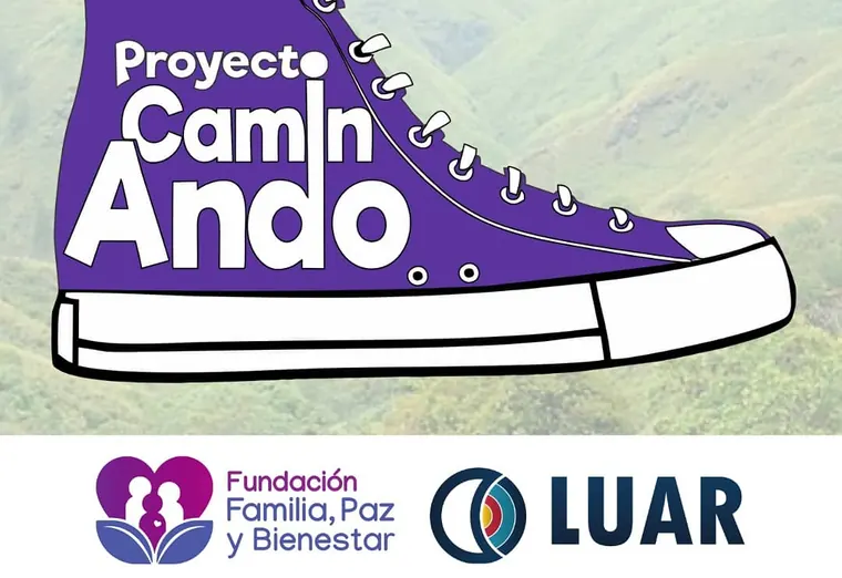 Actividad comunitaria de un proyecto social de la fundación